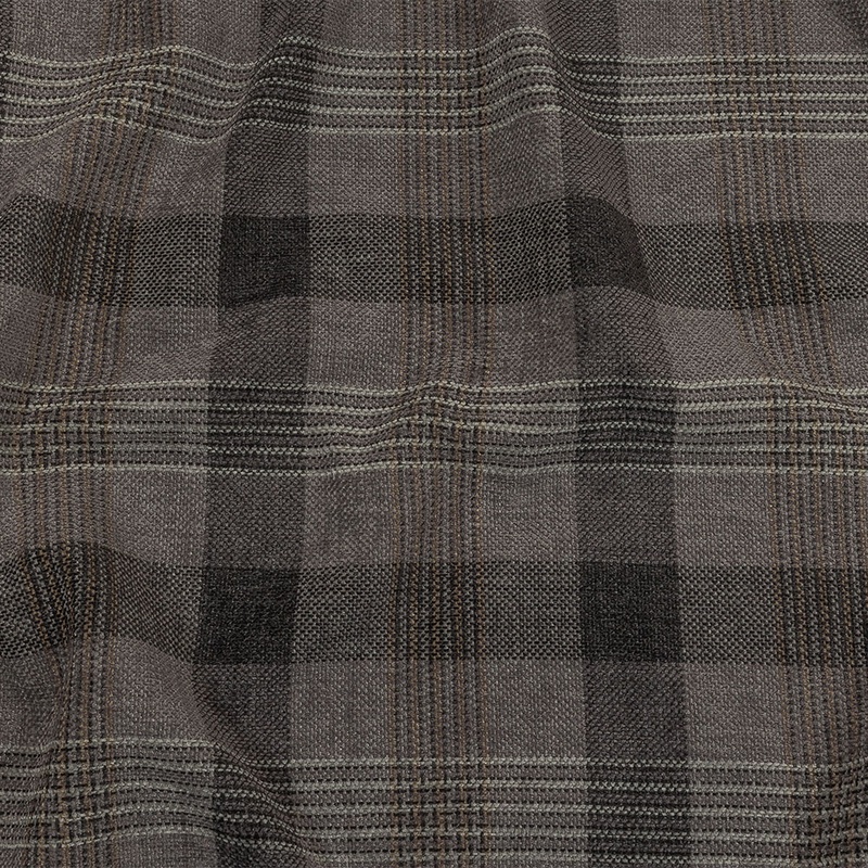 Polyester Chenille – Haze Plaid – British Imported