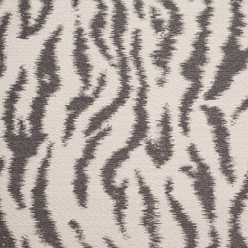 Sand/Black Animal Printed Polyester Woven