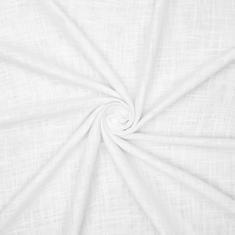Whisper Sheer Linen Voile White 280cm Per Meter