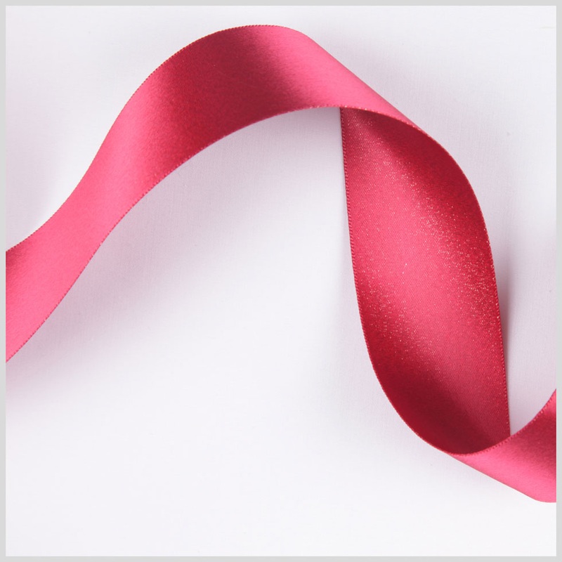 1.5″ Venetian Red /Gold Double Face Metallic Satin Ribbon