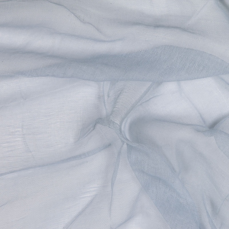 Antique Blue Mesh-Like Cotton Gauze