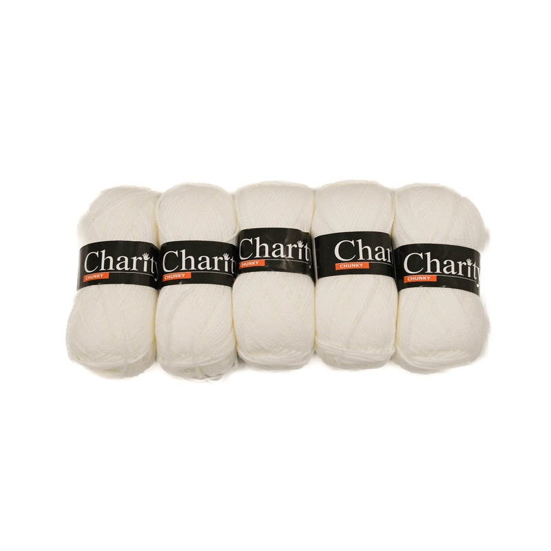 100G 5Pc Charity Chunky White 1000000124057