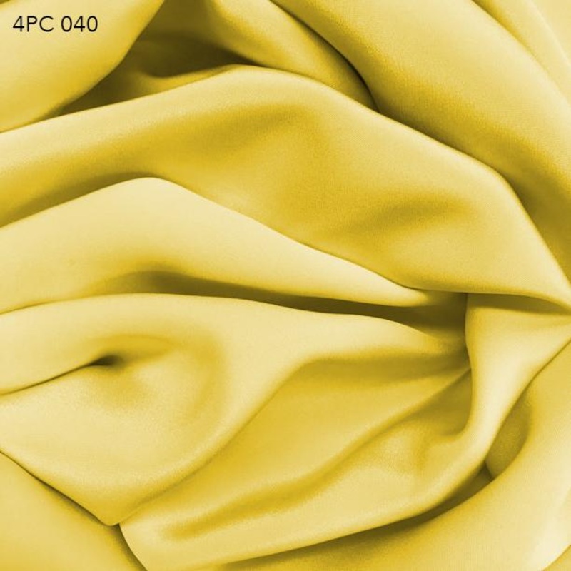 4 Ply Silk Crepe – Lemon Twist Fabric by the Yard
