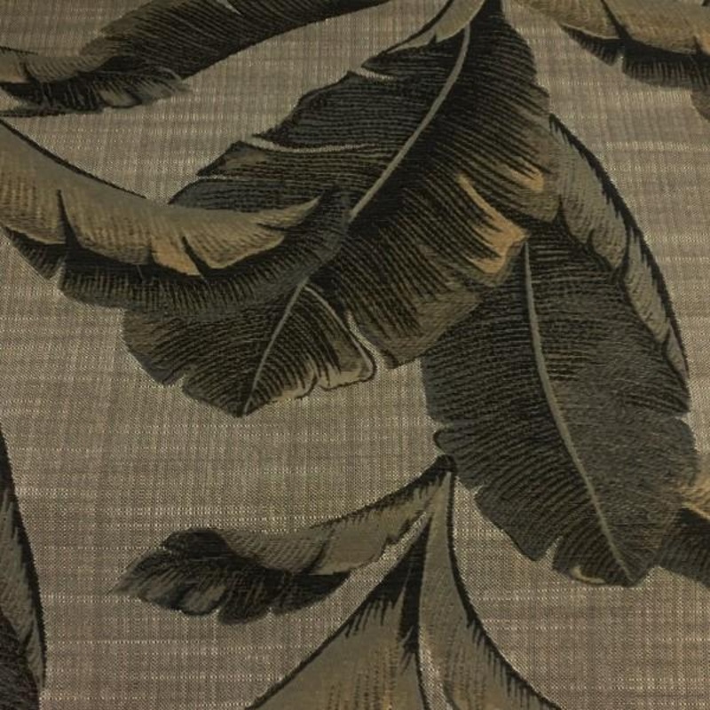 Swavelle Mill Creek Enseta Stone Botanical Brown Upholstery Fabric Order Product