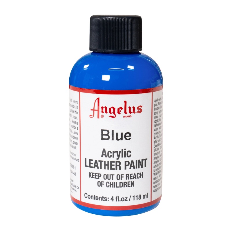 118ml Acrylic Leather Paint Blue 086366740408