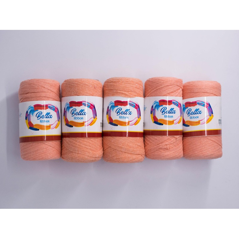 200g 5PC Bella Ribbon Light Peach 1000000351590