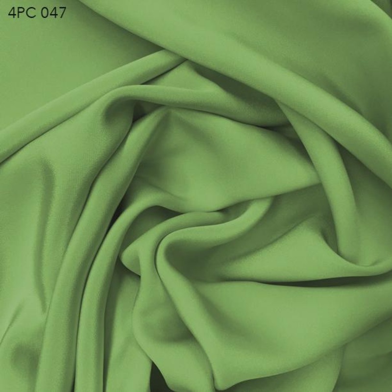 4 Ply Silk Crepe – Patina Green Fabric by the Yard