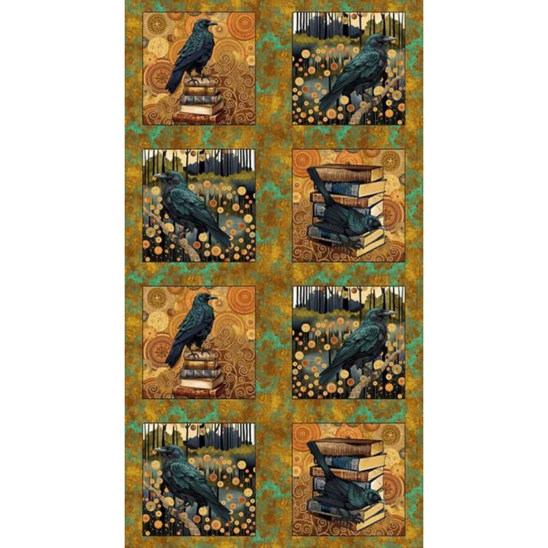 Crow-Mazing – Ochre Multi Crow Blocks