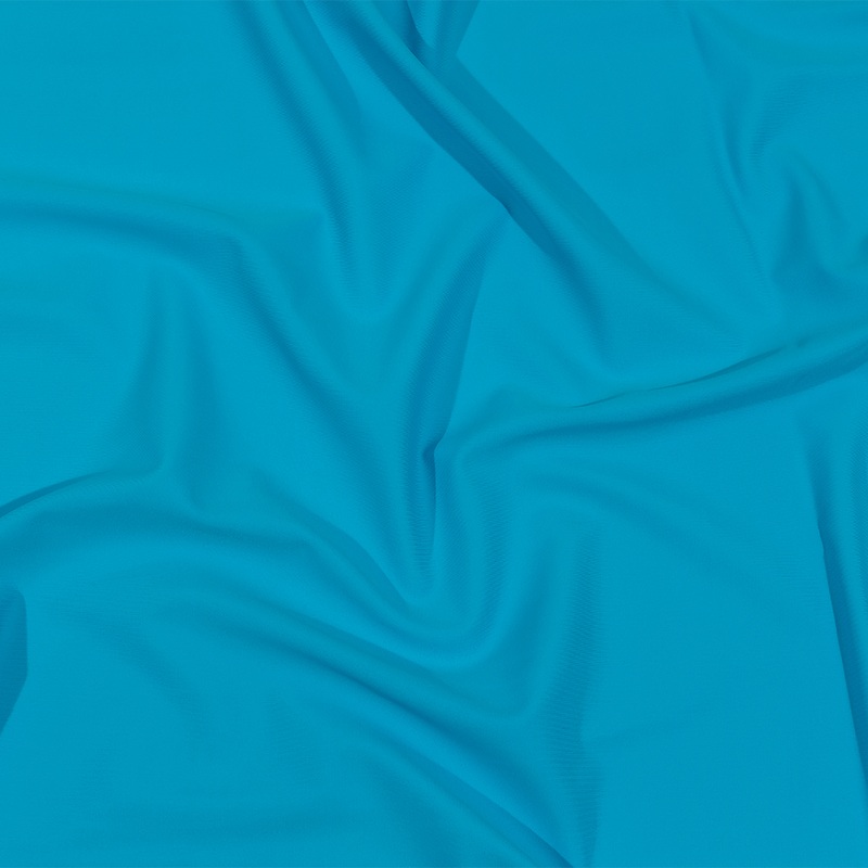 Swimwear Tricot, UV Protective – Cyan Blue – Santorini Light Collection