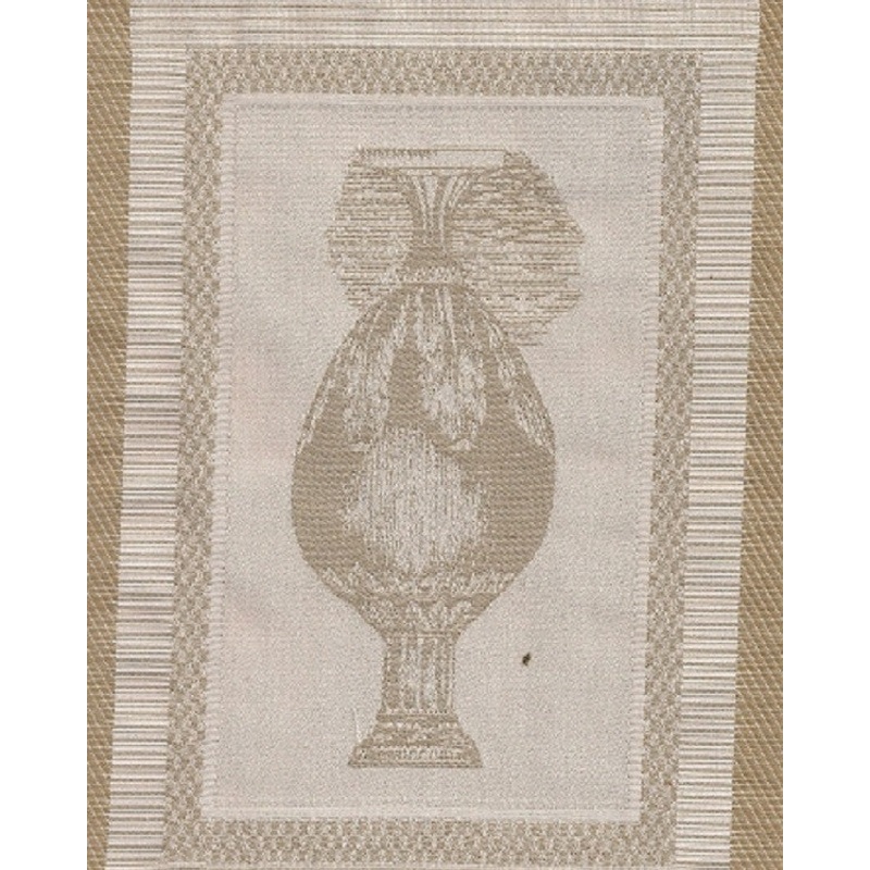 Ultramod Ivory Greek Key White Upholstery Fabric Order Product