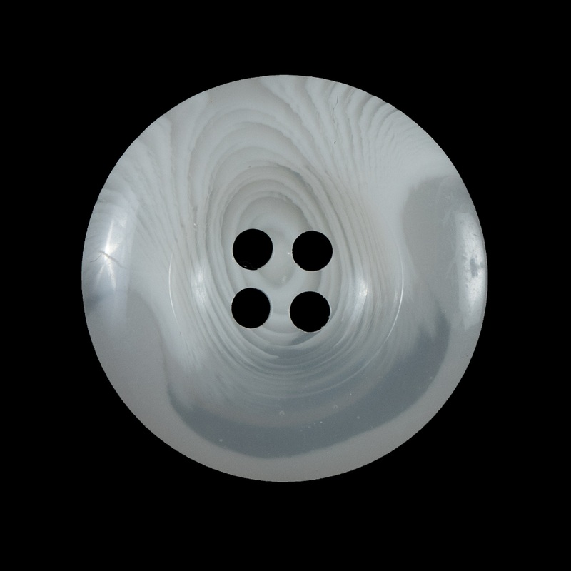 White Translucent Plastic Button – 48L/30.5mm