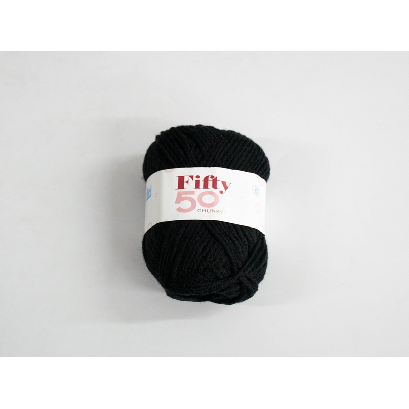 50g Fifty50 Chunky Black 600449575643