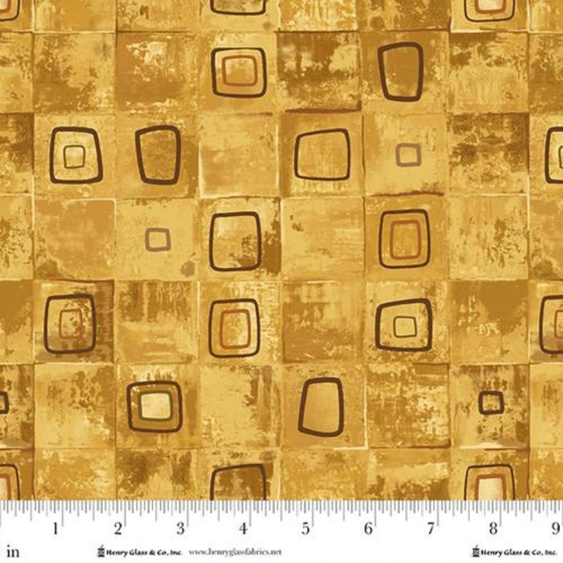 Crow-Mazing – Gold Squares Patch