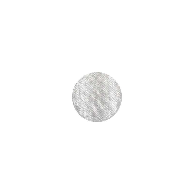 Mood Exclusive Whisper White Silk Covered Button – 16L/10mm