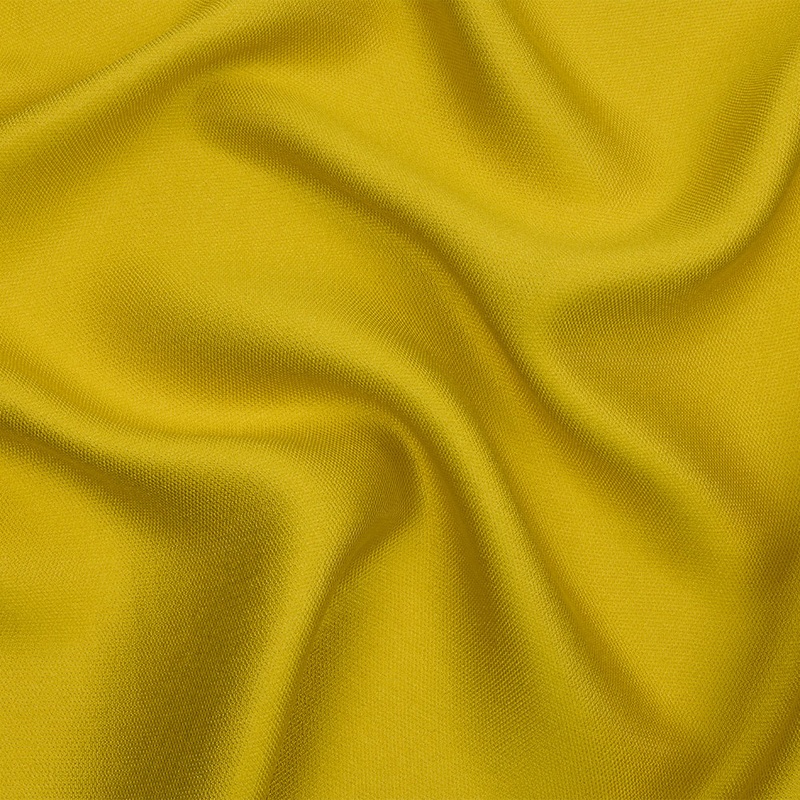 Novelty Polyester Pique – Gamboge Yellow – Kestrel Collection