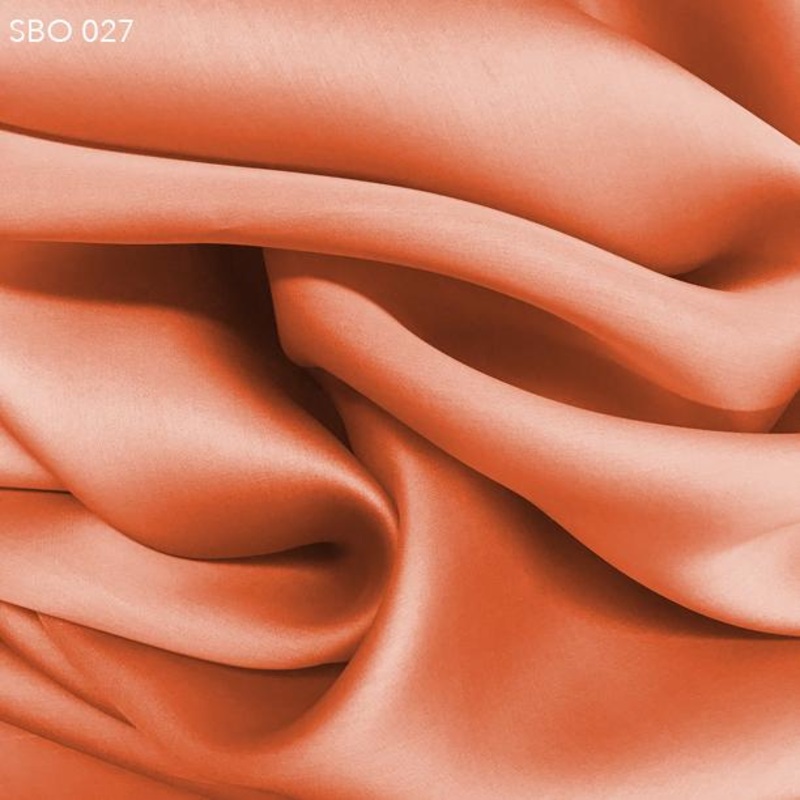 Satin Faced Organza – Coral Reef Fabric by the Yard