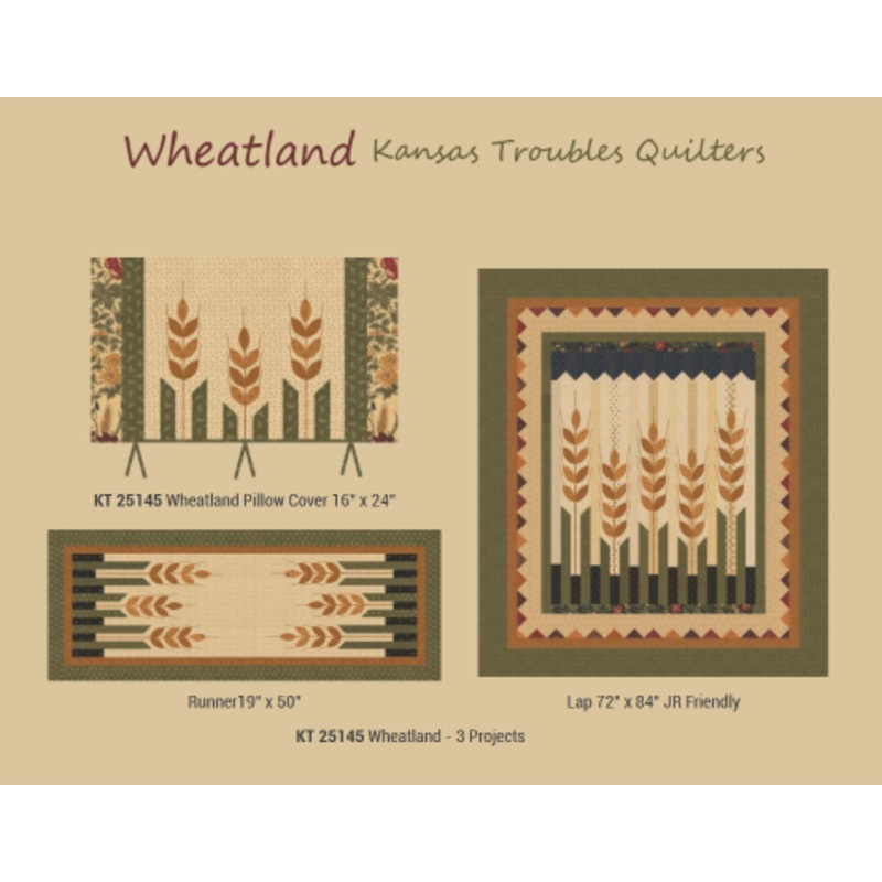 Wheatland Pattern – 3 projects – by Kansas Troubles KT#25145