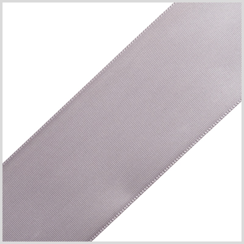 1.5″ Light Gray Double Face Satin Ribbon