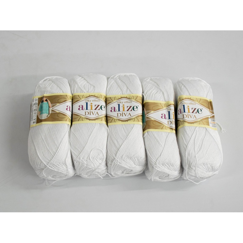 100g 5PC Alize Diva Wool 1000000367591