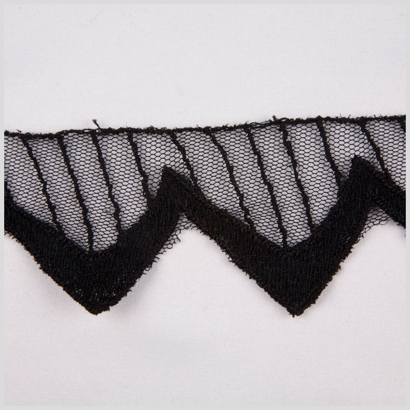 2″ Black Cluny Lace