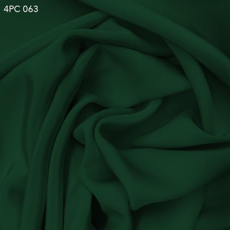 4 Ply Silk Crepe – Hunter Green Fabric by the Yard