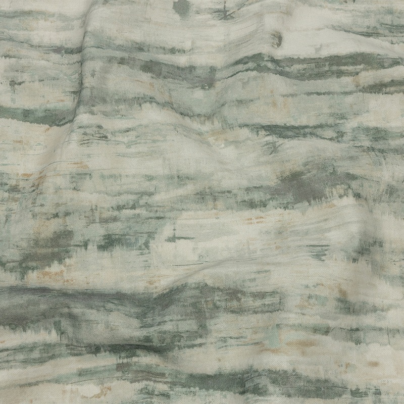 Cotton Canvas Print – Seafoam Painterly Texture – British Imported