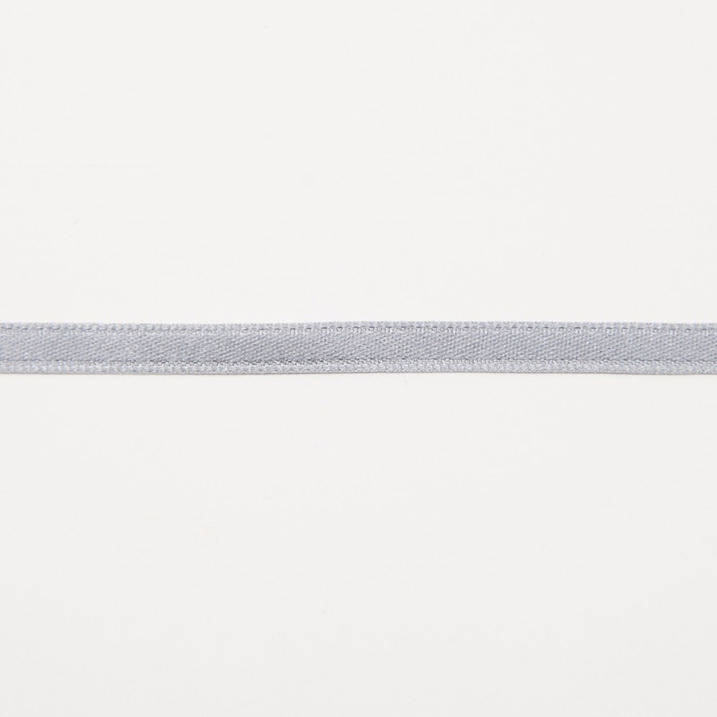 Dark Gray Double Face Silk Satin Ribbon