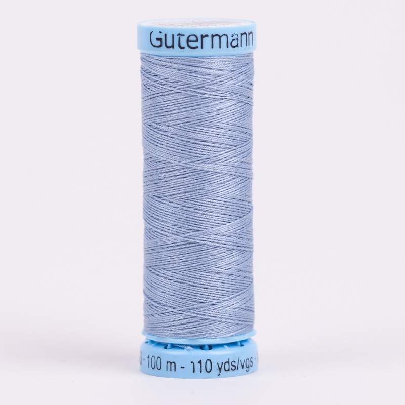 Gutermann Silk Thread 100m – 143 Blue Gray
