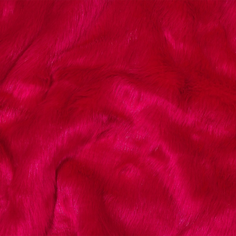 Hot Magenta Luxury Faux Fur