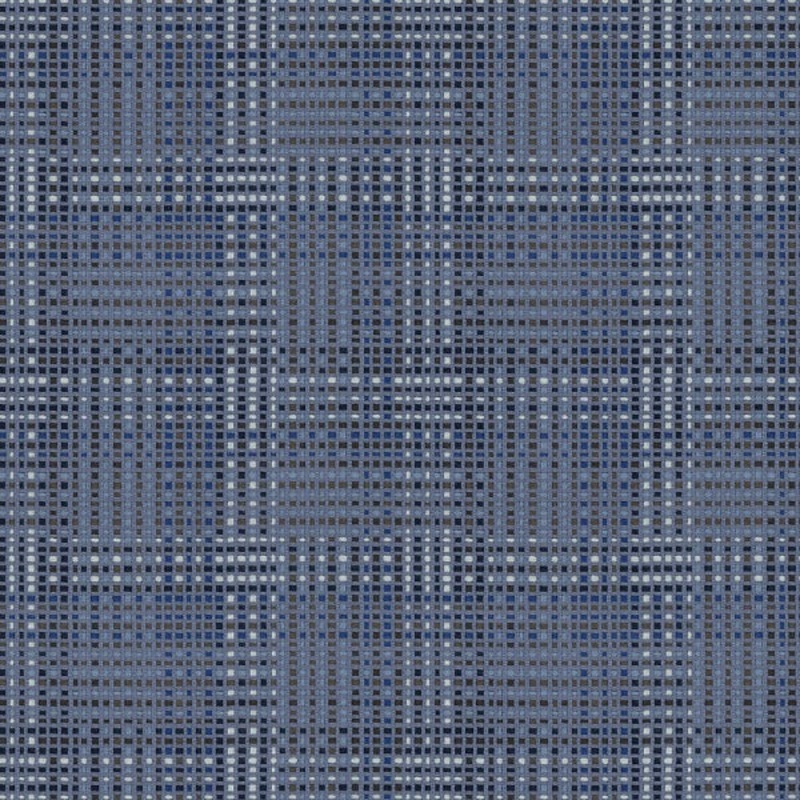 Remnant of Pallas Tartan Minim Blue Upholstery Fabric Order Product 1