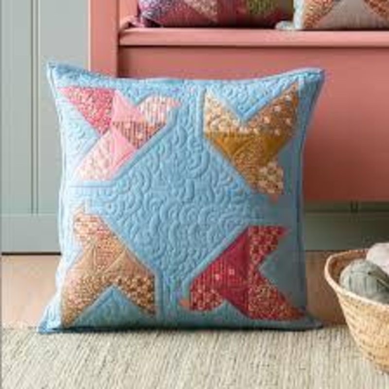 Sanctuary – Paperbird Pillow Kit – Petrol – Makes 1 Pillow