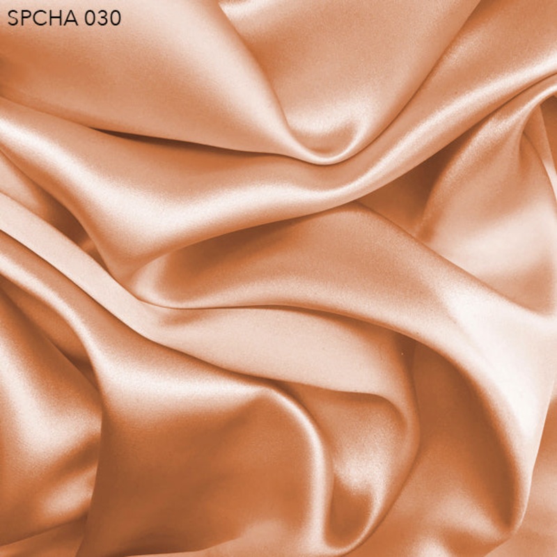 Silk Charmeuse – Nude Orange Fabric by the Yard
