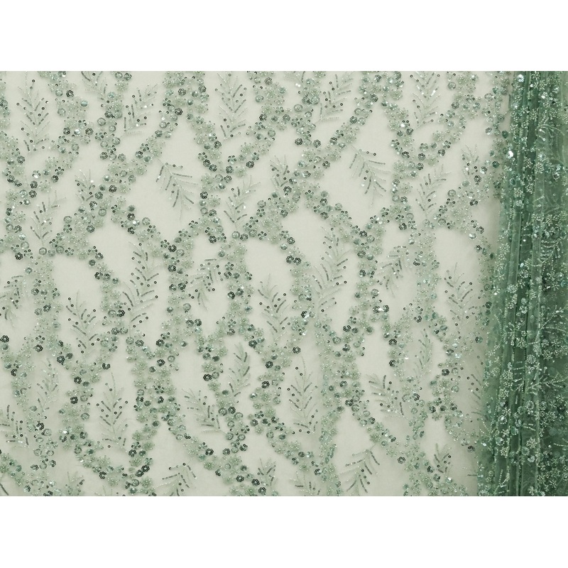 130cm Selene Beaded Sequins Tulle BF746-6 BF746-6