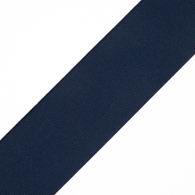 Navy Stretch Grosgrain – 2″