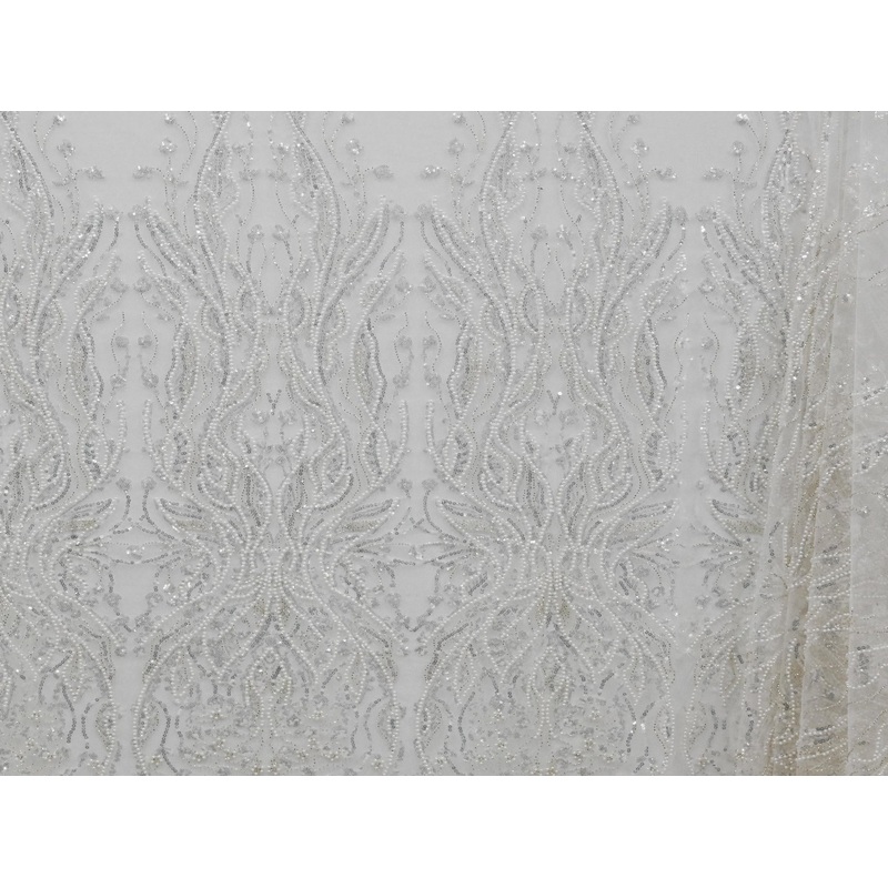 130cm Devine Beaded Sequins Tulle BF745-2 BF745-2