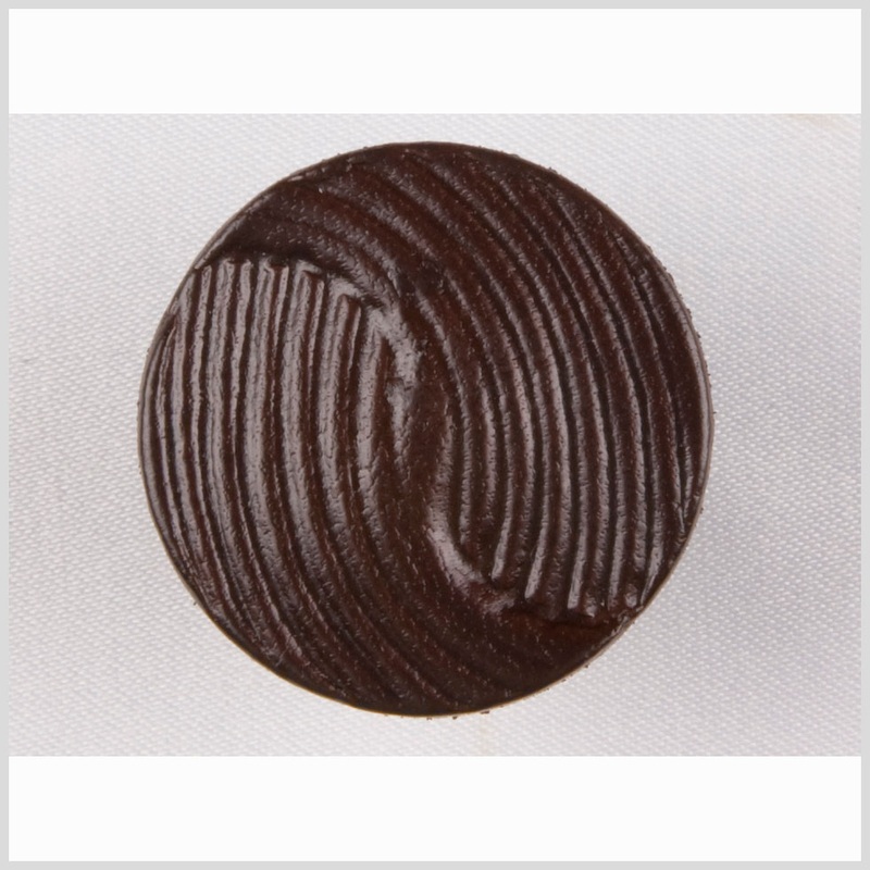 Antique Leather Button – 24L/15mm