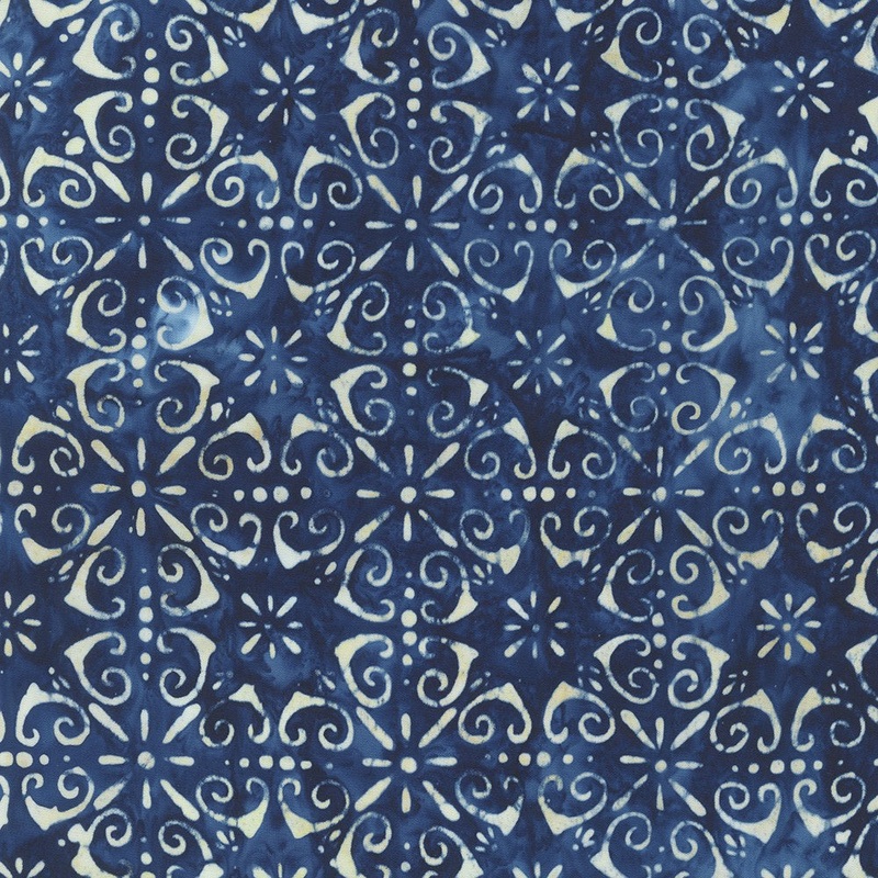 Azulejos Batiks Navy
