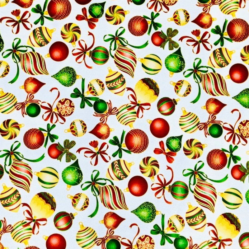 Christmas Printed Mini Matt Cheer White