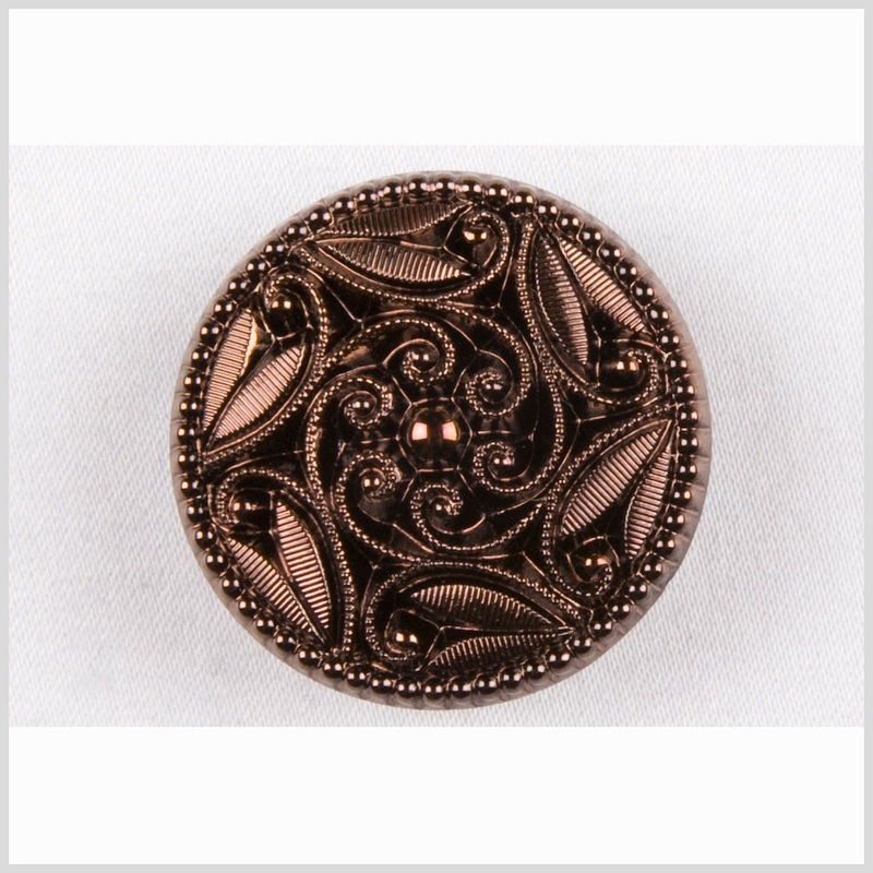 Copper Glass Button – 22L/14mm
