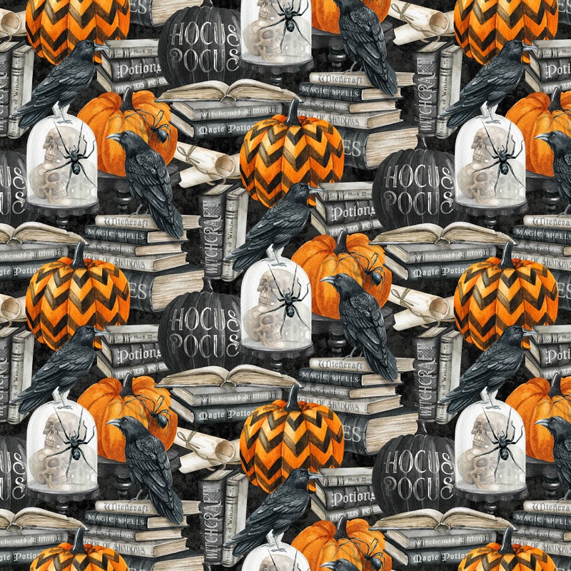 Spellbound / Halloween Motifs in Black