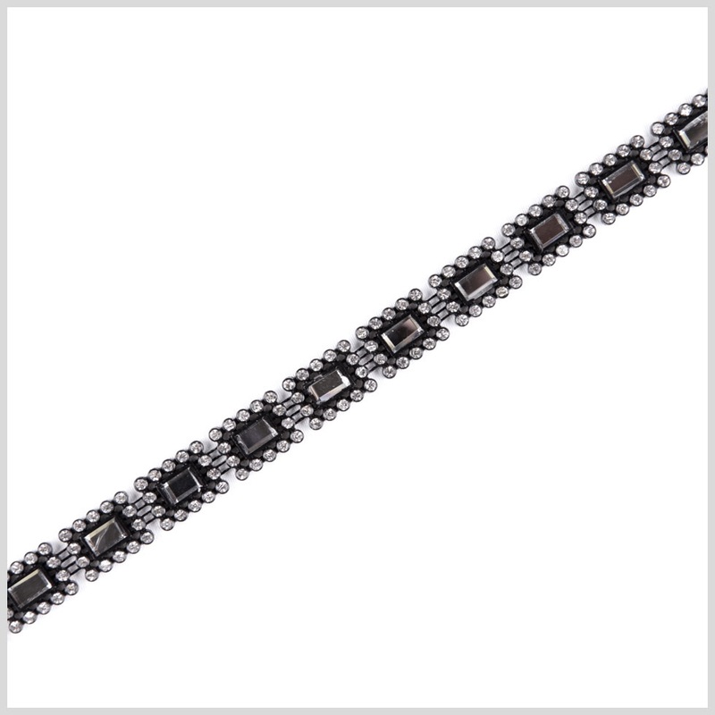 2.2mm Black/Crystal Plastic & Glass