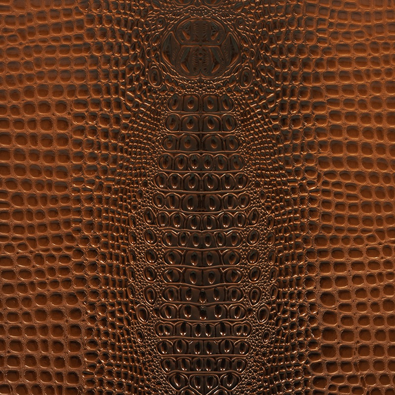 Alligator 3D Embossed Vinyl – Caramel – Congaree Collection
