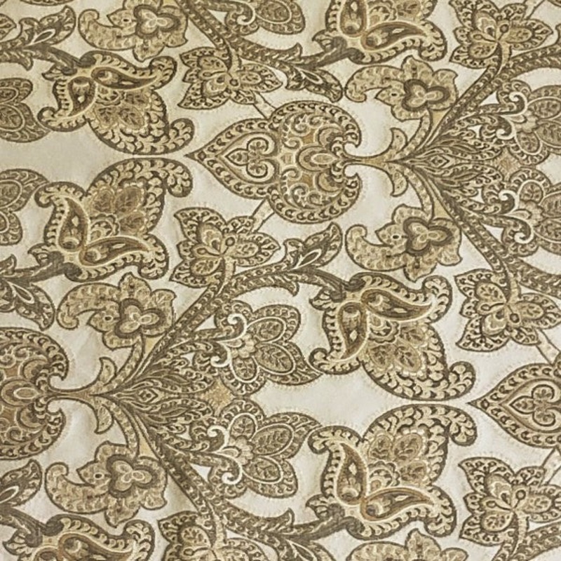 Burch Fabrics Lawler Natural Paisley Upholstery Fabric Order Product