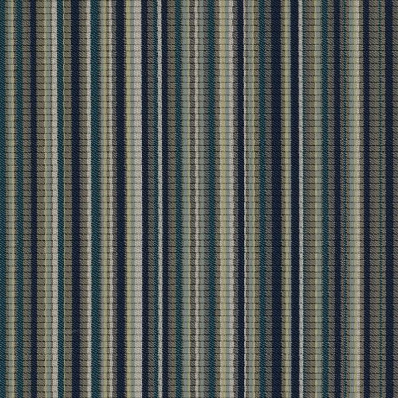 Maharam Lithe Coastal Blue Stripe Upholstery Fabric Order Product