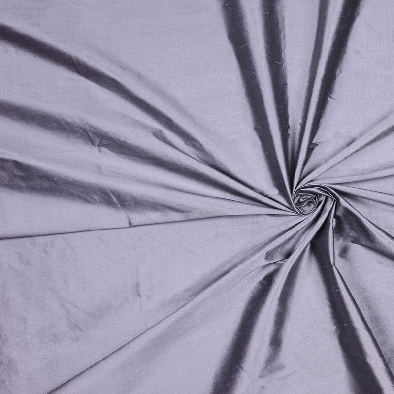 Silk Shantung – Iridescent Heather Gray – Shantung Collection