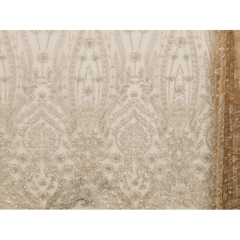 130cm Cosmo Beaded Sequins Tulle BF744-8 BF744-8