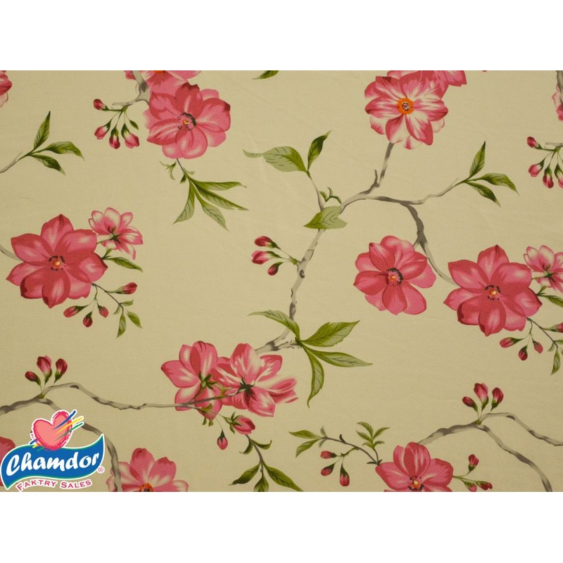 150cm Reactive Cotton Prints Curtaining CU251-119 CU251-119
