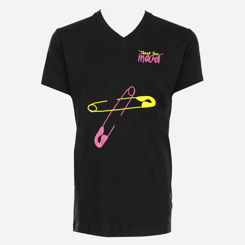 Black “Safety Pin” Mood T-shirt