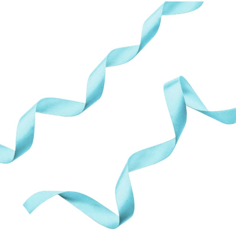Satin Ribbon 6mm Duck Egg Blue | TBD Per Met