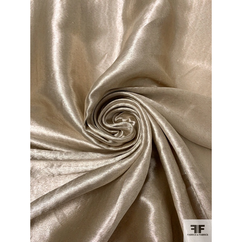 Vintage Ralph Lauren Heavy Lam – Ecru-Gold Fabric by the Yard